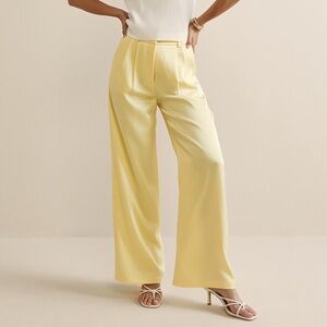 Francesca’s Carissa Satin Wide Leg Pants